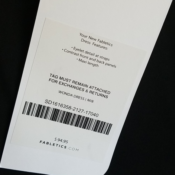 FABLETICS Women's Wonda Dress/Cover-Up- New w/tags sz.M 8 - Picture 3 of 4